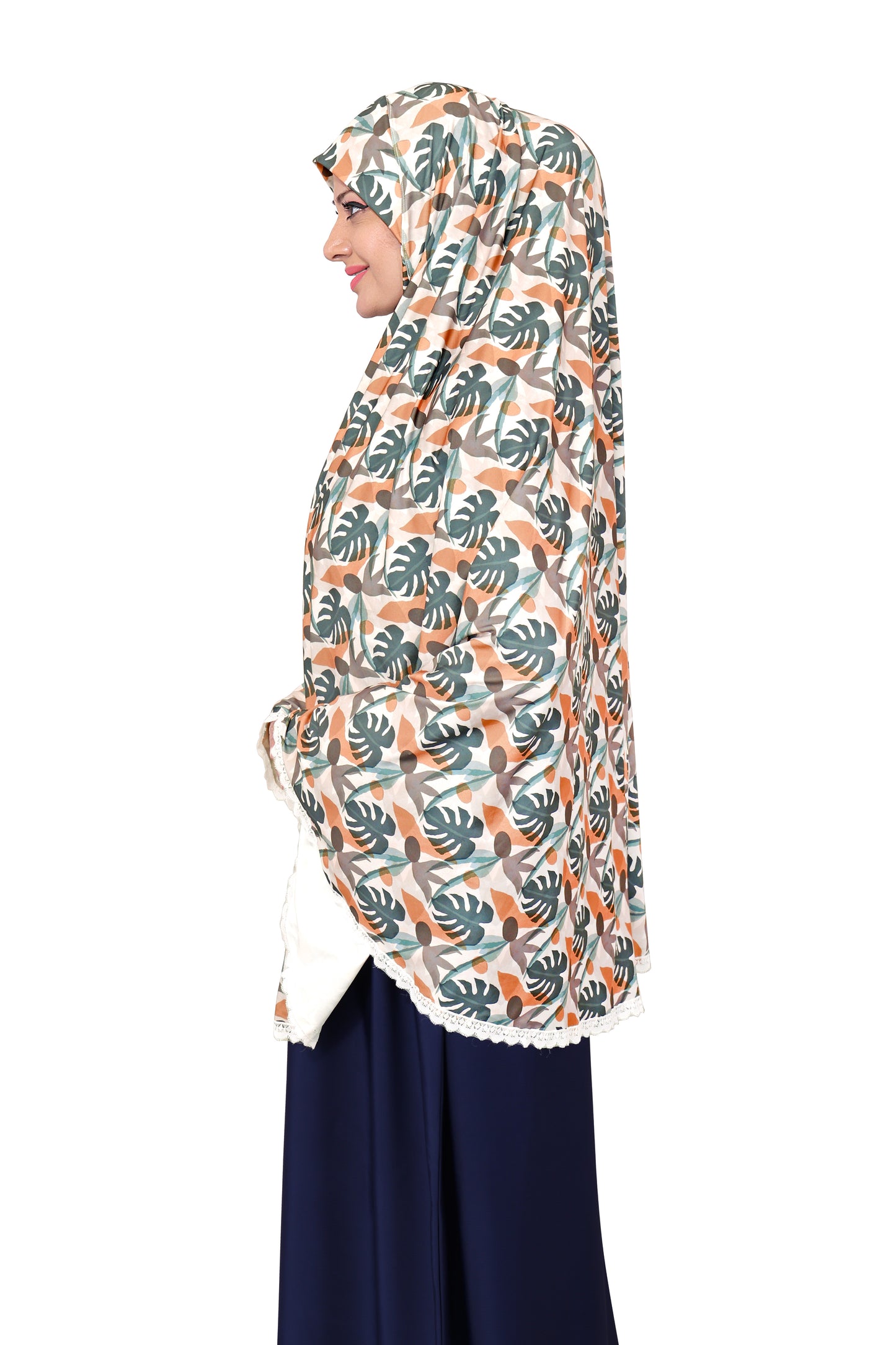 Green Leafy Khimar