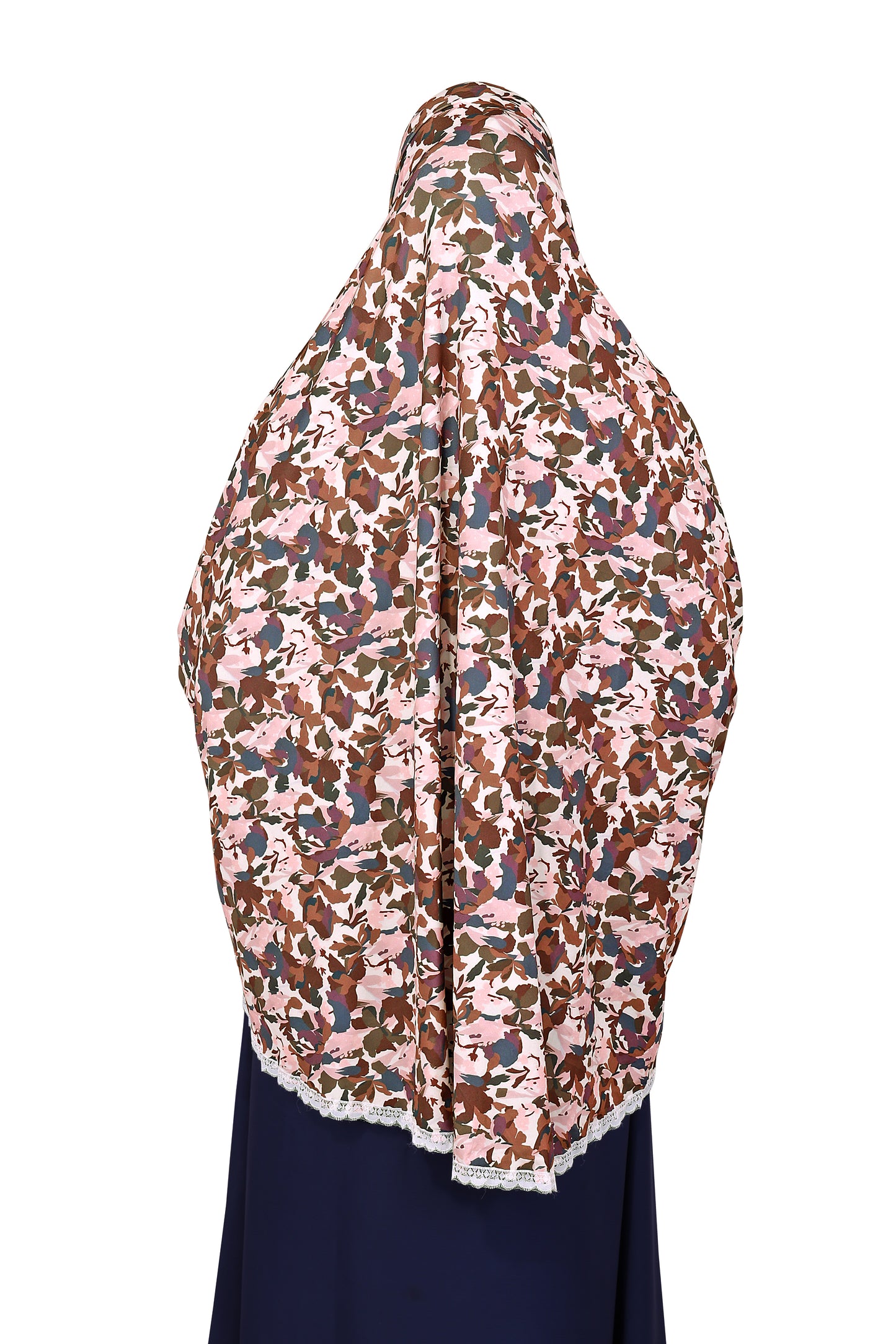 Brown Abstract Khimar