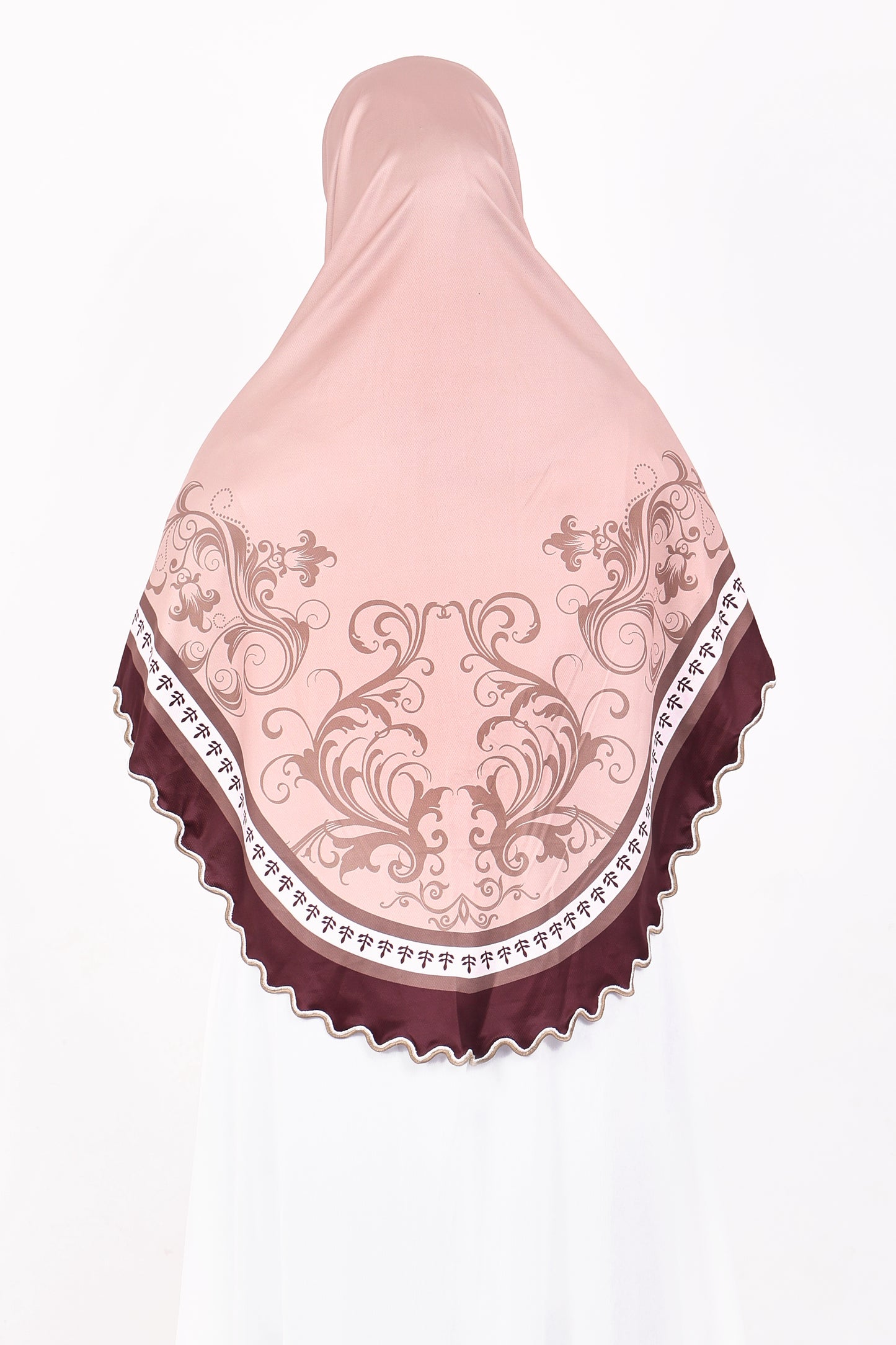 Malaysian Makhna (Pink with Maroon border)